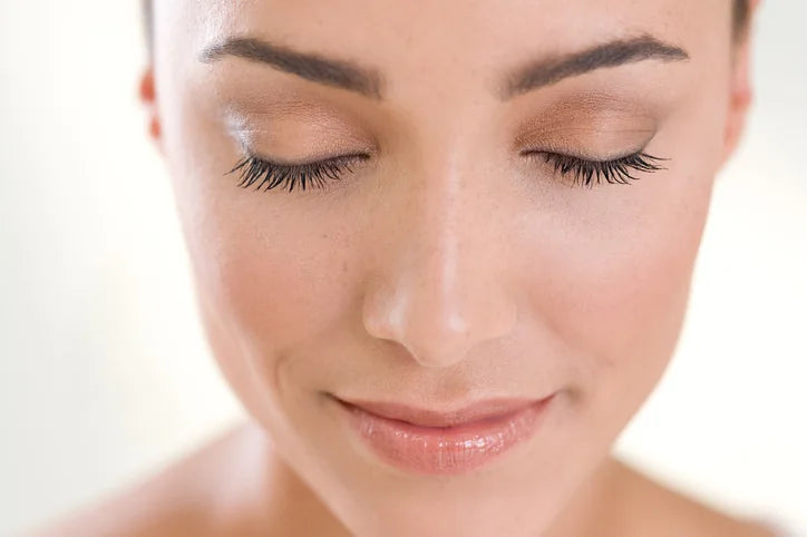 Close-up of the eye area